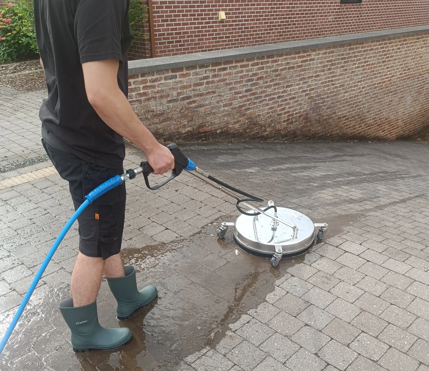 Opritreiniging met vlakreiniger